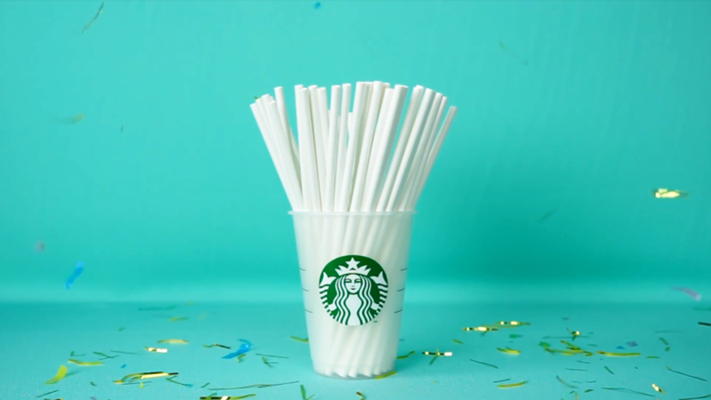 Starbucks sets D-Day for change to paper straws Starbucks sets D-Day for change to paper straws