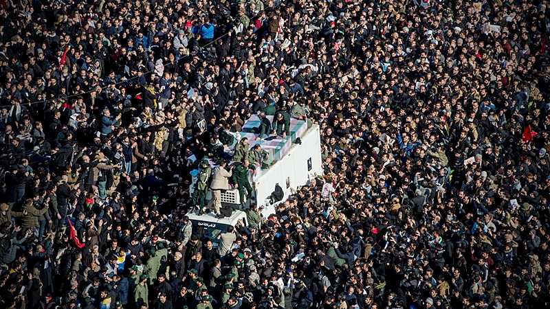 In Iran, crowds at Soleimani's funeral call for revenge In Iran, crowds at Soleimani's funeral call for revenge