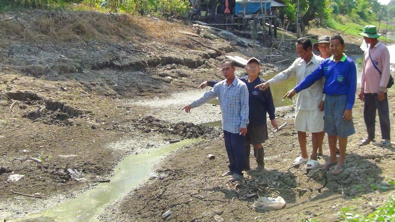 Complaint filed over receding water level in canal Complaint filed over receding water level in canal