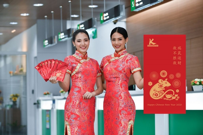 Kasikornbank ushers in Chinese New Year with ang pao packets Kasikornbank ushers in Chinese New Year with ang pao packets