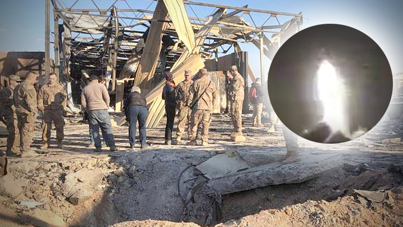 Al-Asad base had minutes notice before the Iranian rockets came crashing down in an hour-long barrag Al-Asad base had minutes notice before the Iranian rockets came crashing down in an hour-long barrag