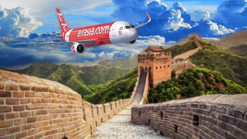AirAsia sees surge in booking for China flights AirAsia sees surge in booking for China flights