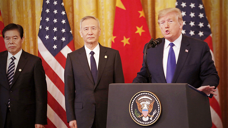 U.S. and China sign phase one of trade deal U.S. and China sign phase one of trade deal