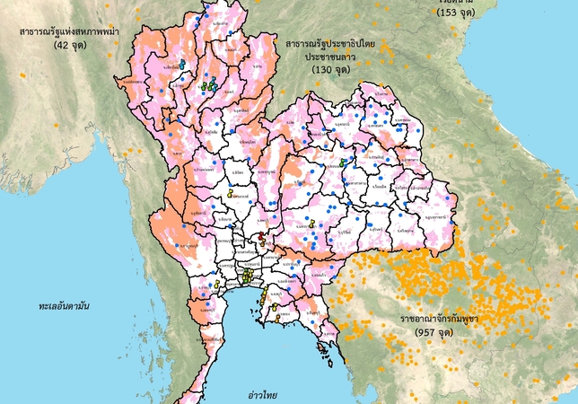 Satellite counts 126 fire hotspots nationwide – 957 in Cambodia Satellite counts 126 fire hotspots nationwide – 957 in Cambodia