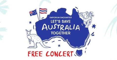 ‘Save Australia’ concert Sunday in Bangkok ‘Save Australia’ concert Sunday in Bangkok