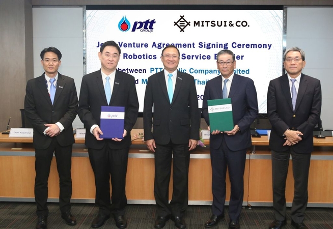 PTT, Mitsui join up for robotics, AI development PTT, Mitsui join up for robotics, AI development