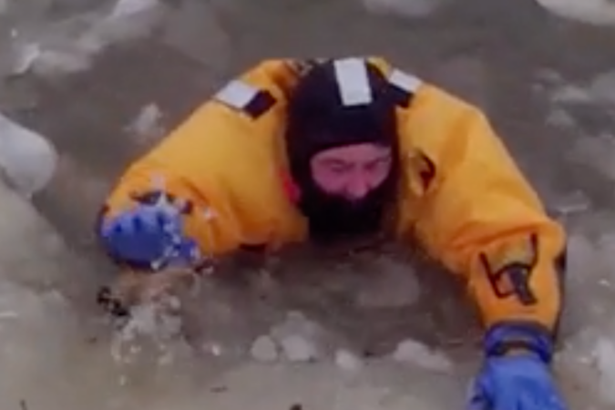 How to survive falling through ice How to survive falling through ice