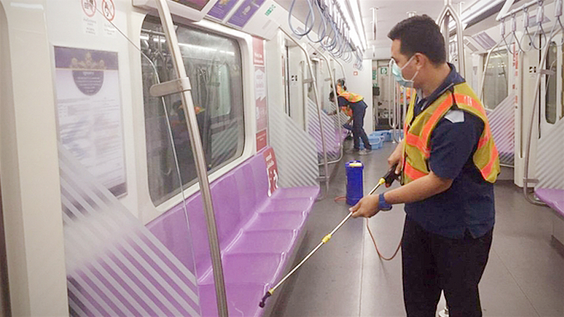 Railways, mass transit, THAI, shopping malls boost hygienic measures amid coronavirus anxiety Railways, mass transit, THAI, shopping malls boost hygienic measures amid coronavirus anxiety