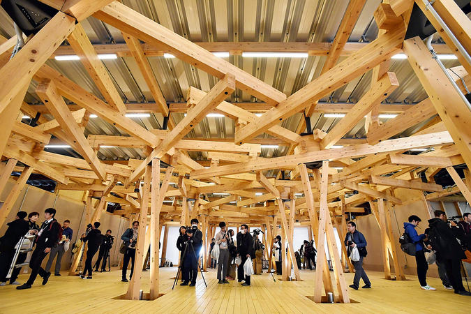 Village Plaza for Olympics unveiled in Tokyo Village Plaza for Olympics unveiled in Tokyo