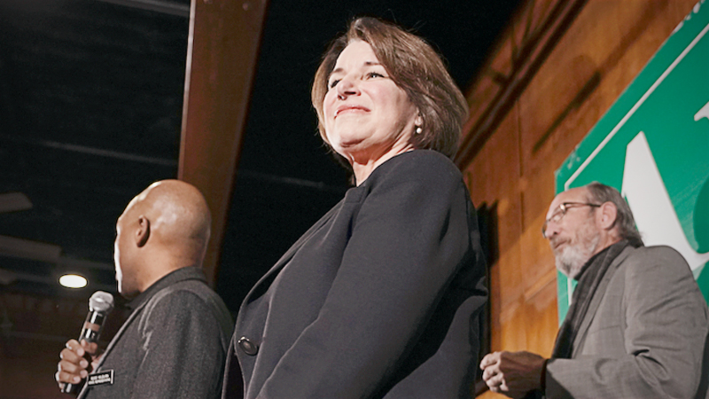 Amy Klobuchar was kicked out of the hospital 24 hours after giving birth. Her outrage fueled her political rise. Amy Klobuchar was kicked out of the hospital 24 hours after giving birth. Her outrage fueled her political rise.