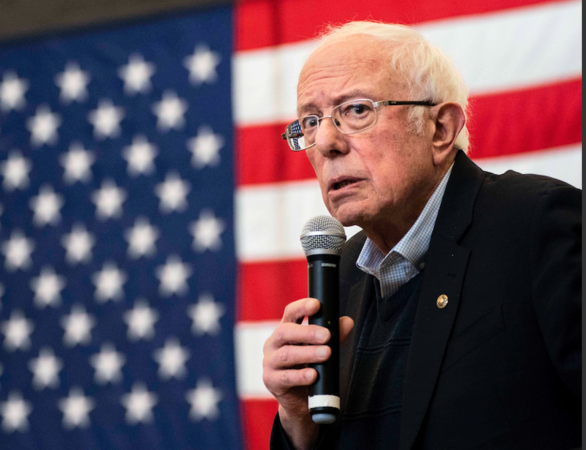The campaign for Sen. Bernie Sanders, I-Vt., spent nearly $50 million dollars in the final quarter of 2019. MUST CREDIT: Washington Post photo by Melina Mara
