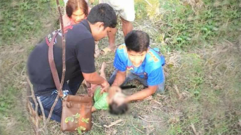 Drowning child given CPR Drowning child given CPR