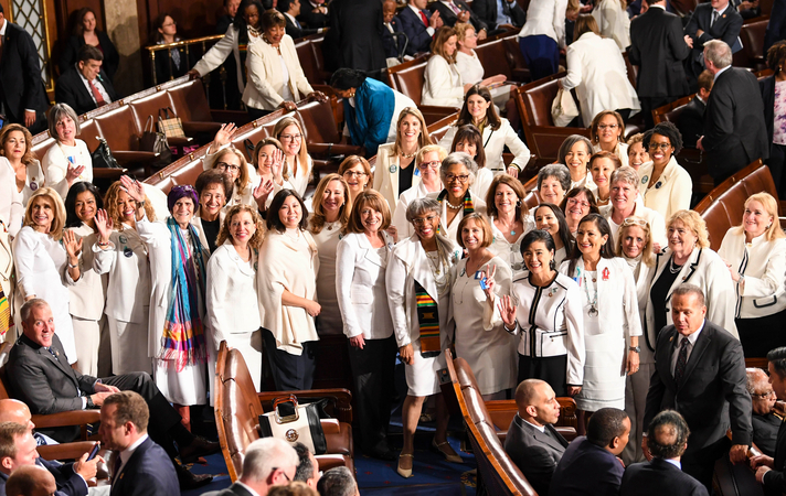 Congressional Democrats wore their white hot fury to the State of the Union Congressional Democrats wore their white hot fury to the State of the Union