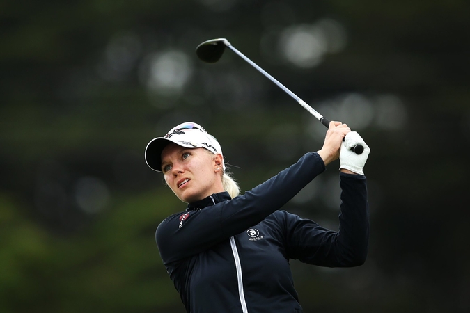Sagstrom, Kang leads after 18 holes at ISPS Handa VIC Open Sagstrom, Kang leads after 18 holes at ISPS Handa VIC Open