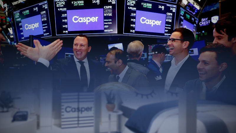 Casper Sleep rises in debut after IPO falls short of target Casper Sleep rises in debut after IPO falls short of target
