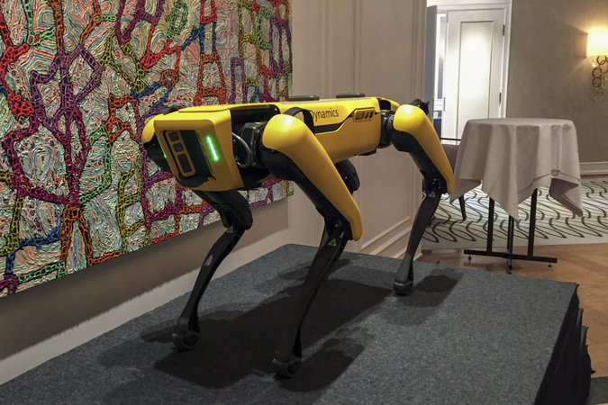Boston Dynamics robot dog goes on patrol at Norwegian oil rig Boston Dynamics robot dog goes on patrol at Norwegian oil rig