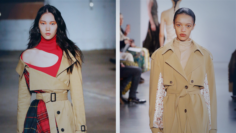 Designers are in love with trench coats now - they probably bear no resemblance to the ones in your closet Designers are in love with trench coats now - they probably bear no resemblance to the ones in your closet