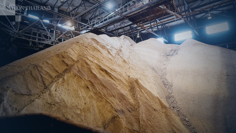 Raw sugar sits piled in a storage building at the Rogers Sugar Inc. facility in Vancouver, British Columbia, on Jan. 6, 2020. MUST CREDIT: Bloomberg photo by James MacDonald.
