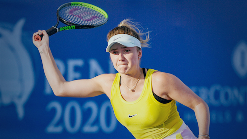 Ukraine's Elina bounces back for second round spot of WTA Thailand Open Ukraine's Elina bounces back for second round spot of WTA Thailand Open