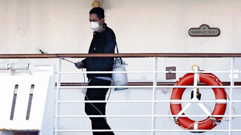 Emergency steps taken to control virus outbreak on cruise ship Emergency steps taken to control virus outbreak on cruise ship