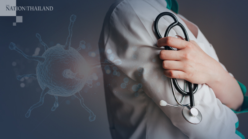 Thai female medical staff infected Thai female medical staff infected