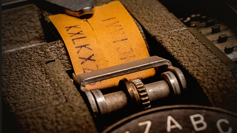 The Hagelin CX52 encryption machine, in Washington, D.C. MUST CREDIT: Washington Post photo by Bill O'Leary Photo by: Bill O'Leary — The Washington Post