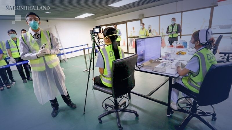 Suvarnabhumi, Don Mueang airports boost screening of S’porean, Japanese passengers to same level as Chinese Suvarnabhumi, Don Mueang airports boost screening of S’porean, Japanese passengers to same level as Chinese