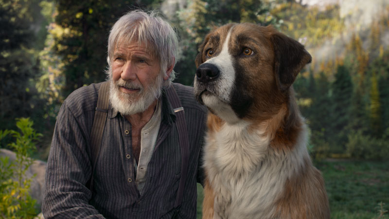 Harrison Ford plays a prospector with a soft spot for a dog in 
