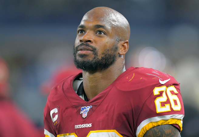 Redskins will keep running back Adrian Peterson Redskins will keep running back Adrian Peterson