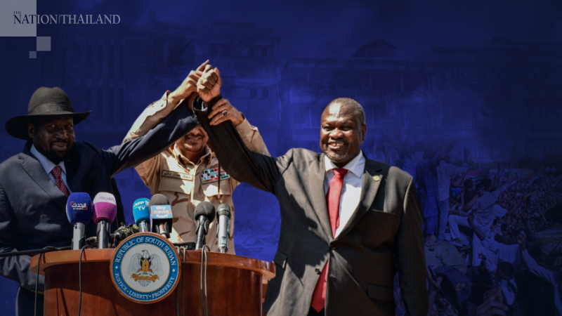 South Sudan forges 'unity government' in bid to end civil war that has killed 400,000 South Sudan forges 'unity government' in bid to end civil war that has killed 400,000