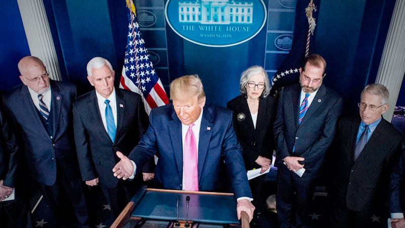 Trump downplays risk, places Pence in charge of coronavirus outbreak response Trump downplays risk, places Pence in charge of coronavirus outbreak response