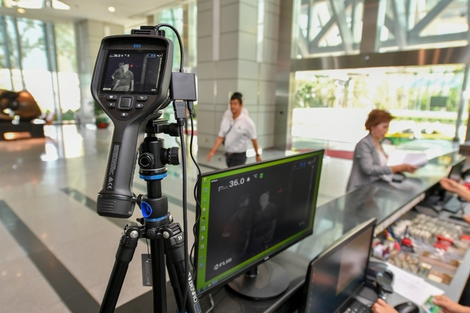 KBank installing temp scanners at four branches KBank installing temp scanners at four branches