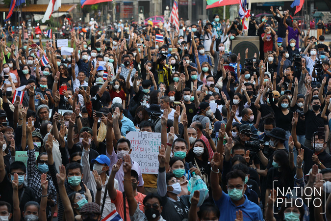Thousands rally at Kasetsart University against government, warn bigger protests coming to Bangkok Thousands rally at Kasetsart University against government, warn bigger protests coming to Bangkok