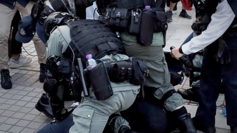 Authorities aim to arrest their way out as coronavirus fuels new protests in Hong Kong Authorities aim to arrest their way out as coronavirus fuels new protests in Hong Kong