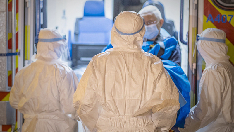 File photo of coronavirus fight efforts