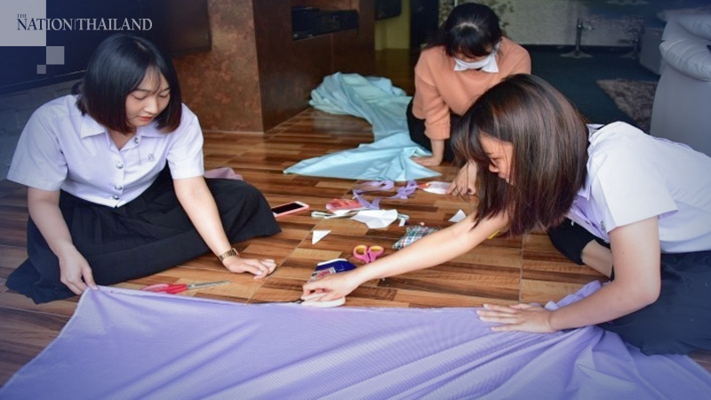 Mahasarakham U has a facemask-making club Mahasarakham U has a facemask-making club