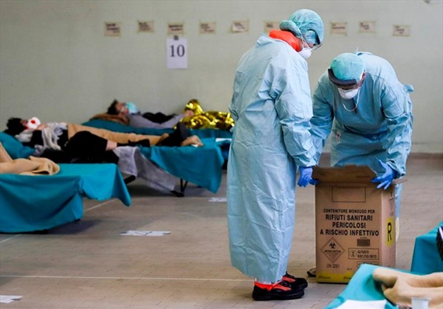 Hospitals in northern Italy are running out of beds Hospitals in northern Italy are running out of beds