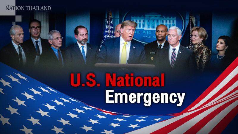 Trump declares national emergency as deal is cut on economic package Trump declares national emergency as deal is cut on economic package