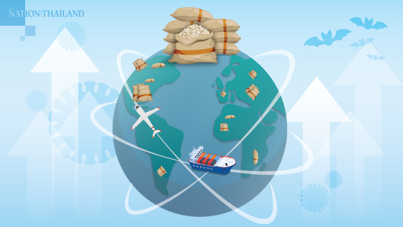 Thai rice exports get a boost from global Covid-19 scare Thai rice exports get a boost from global Covid-19 scare