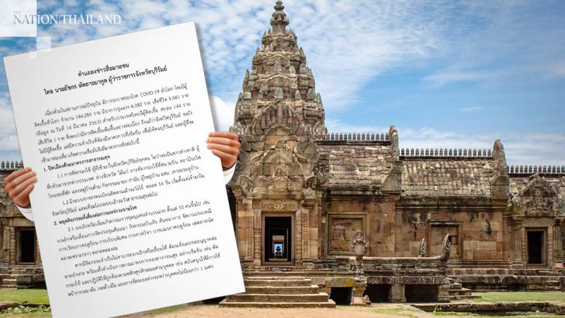 Buriram goes on full alert to ward off Covid-19 infections Buriram goes on full alert to ward off Covid-19 infections
