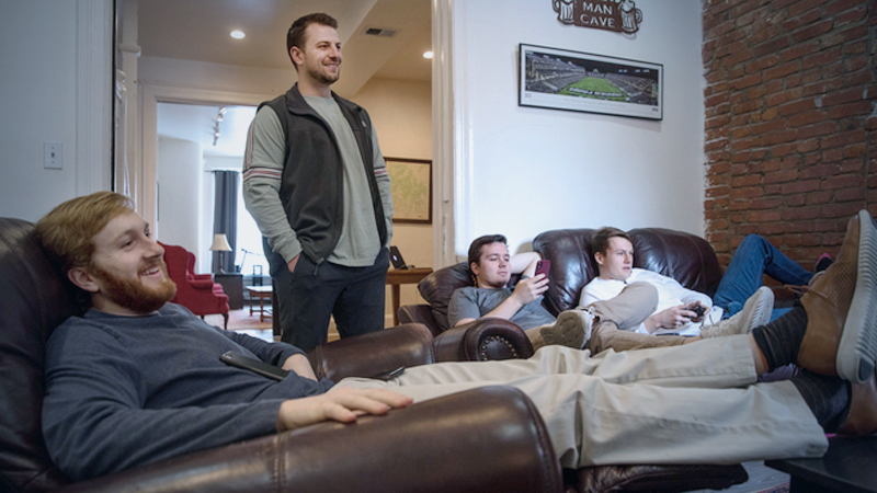 Whose bedroom becomes the infirmary? Group-house living just got a whole lot trickier Whose bedroom becomes the infirmary? Group-house living just got a whole lot trickier