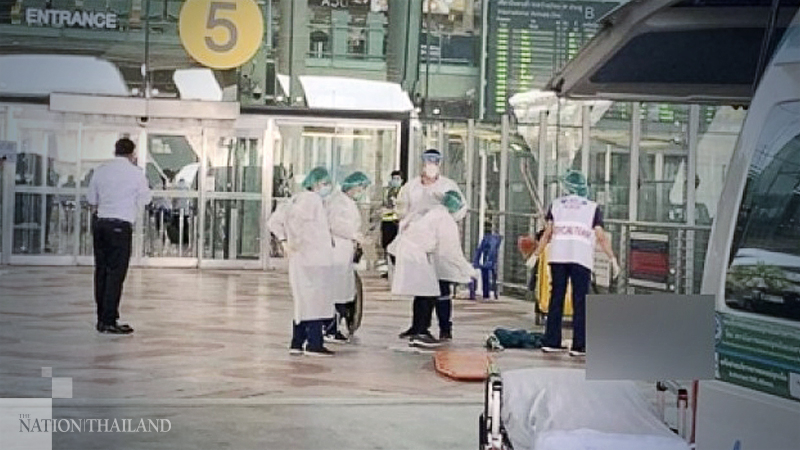 Suvarnabhumi probing case of cleaning staff who collapsed in airport Suvarnabhumi probing case of cleaning staff who collapsed in airport