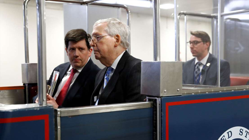 Senate struggles to finalize trillion-dollar stimulus bill as economic calamity grows Senate struggles to finalize trillion-dollar stimulus bill as economic calamity grows