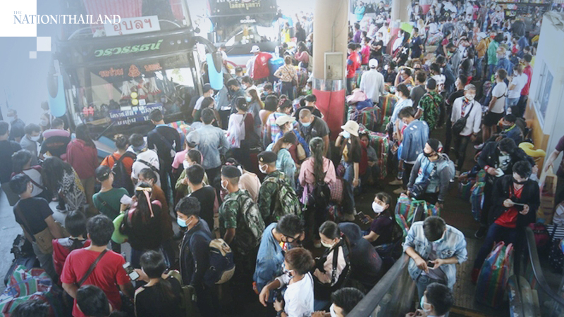 Provinces on top alert as people from Bangkok return to hometowns Provinces on top alert as people from Bangkok return to hometowns