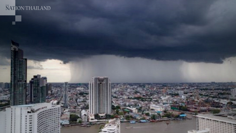 Thundershowers and gusty winds forecast for upper Thailand Thundershowers and gusty winds forecast for upper Thailand