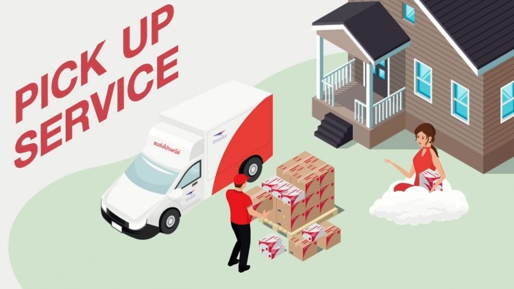Thailand Post promotes social distancing with pick-up service Thailand Post promotes social distancing with pick-up service