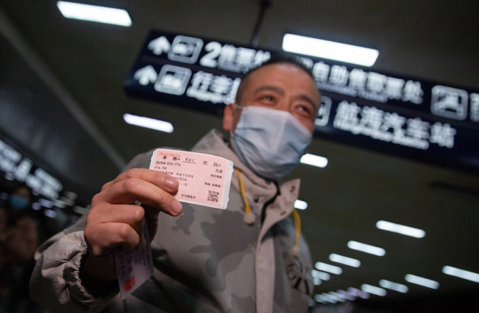 Wuhan starts reopening railway, flight services Wuhan starts reopening railway, flight services