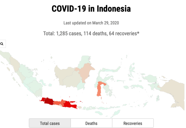 Indonesia's latest COVID-19 figures