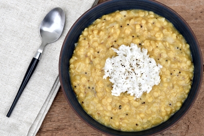 Mango Dal. MUST CREDIT: Washington Post photo by Marvin Joseph.
