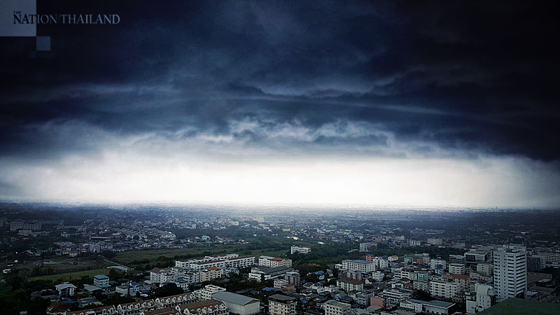 Hot day and thundershowers forecast in upper Thailand Hot day and thundershowers forecast in upper Thailand